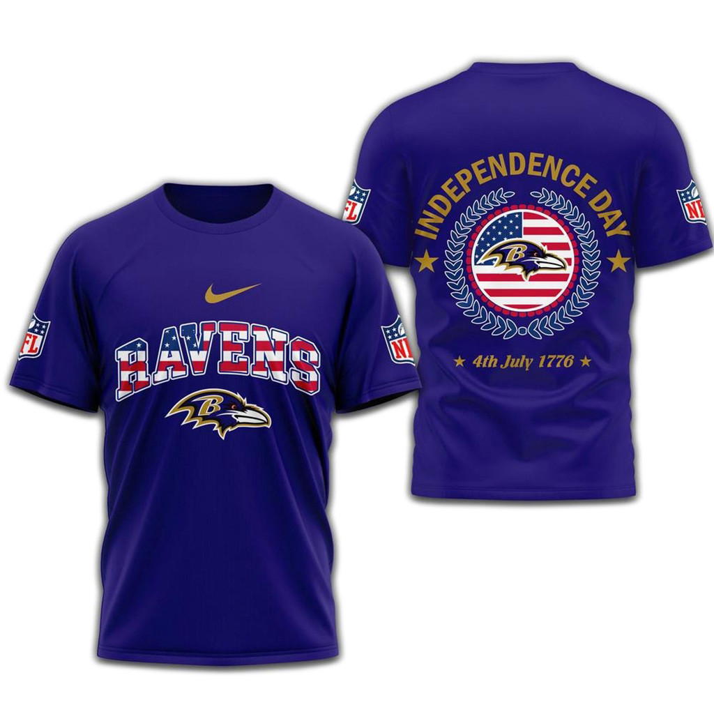 NFL Baltimore Ravens 2025 Independence Day Shirt-1