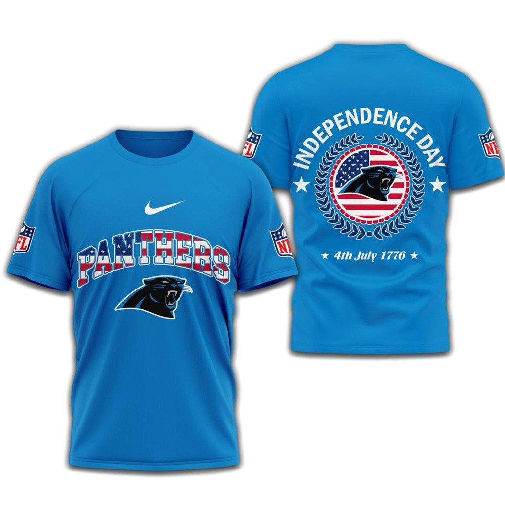 NFL Carolina Panthers 2025 Independence Day Shirt-1