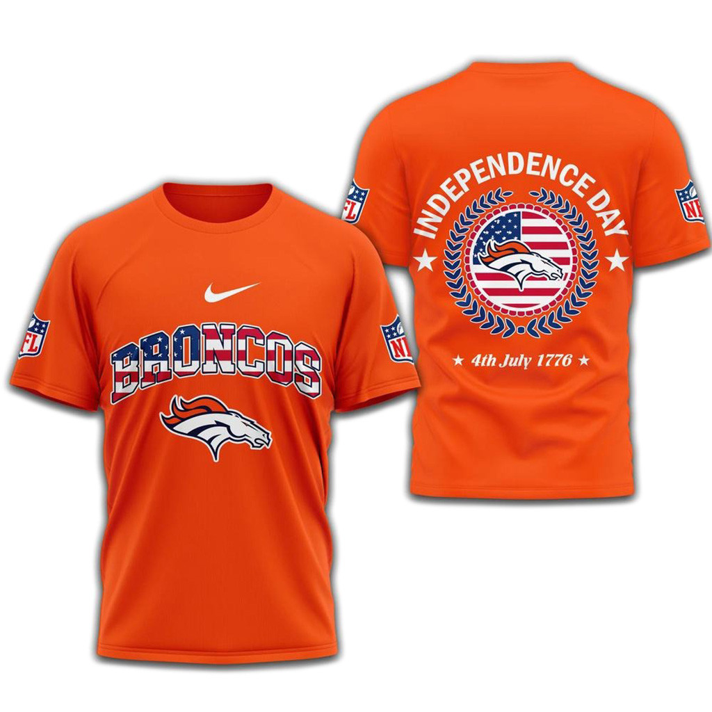 NFL Denver Broncos 2025 Independence Day Shirt-1