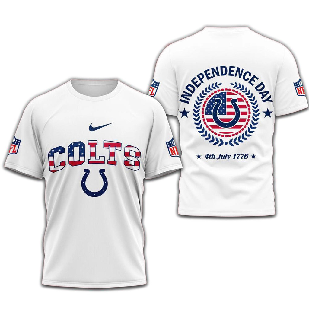 NFL Indianapolis Colts 2025 Football Team Independence Day Shirt-1