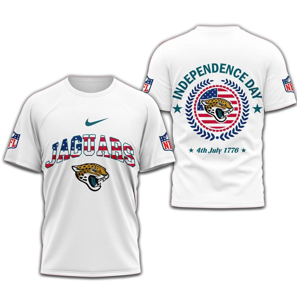 NFL Jacksonville Jaguars 2025 Football Team Independence Day Shirt-1 NFL Jacksonville Jaguars 2025 Football Team Independence Day Shirt-1