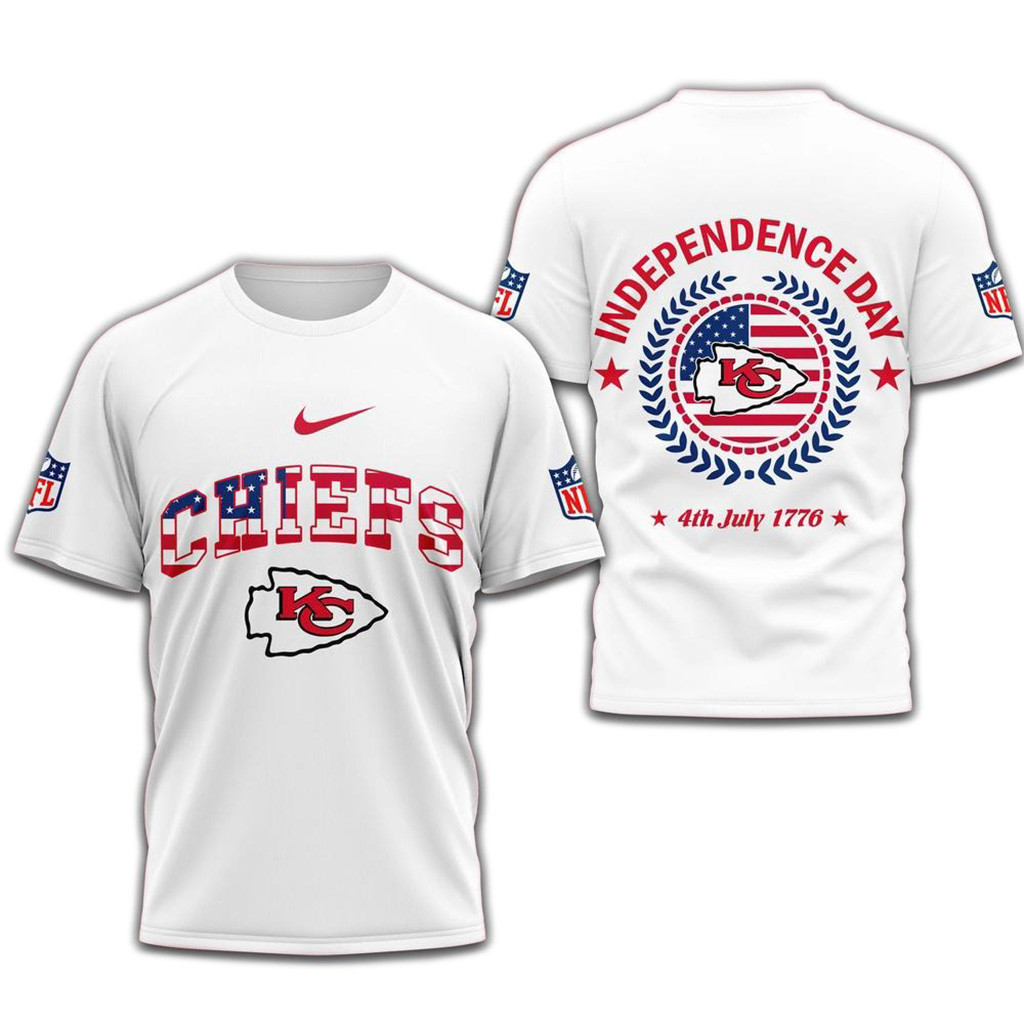 NFL Kansas City Chiefs 2025 Football Team Independence Day Shirt-1