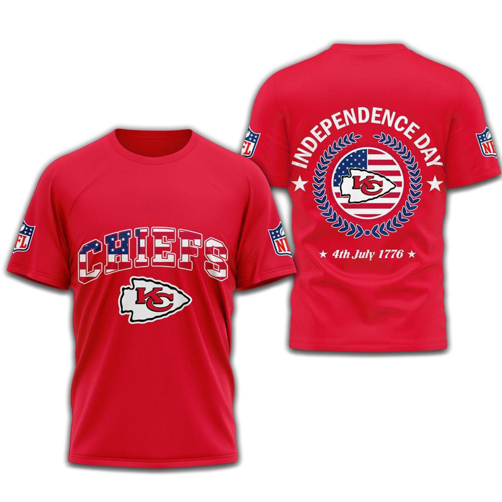 NFL Kansas City Chiefs 2025 Independence Day Shirt-1