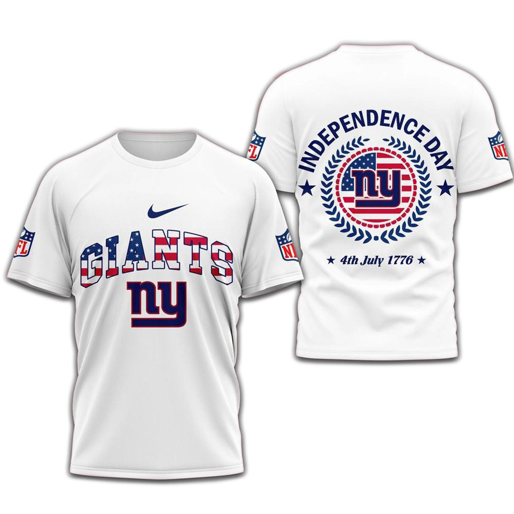 NFL New York Giants 2025 Football Team Independence Day Shirt-1