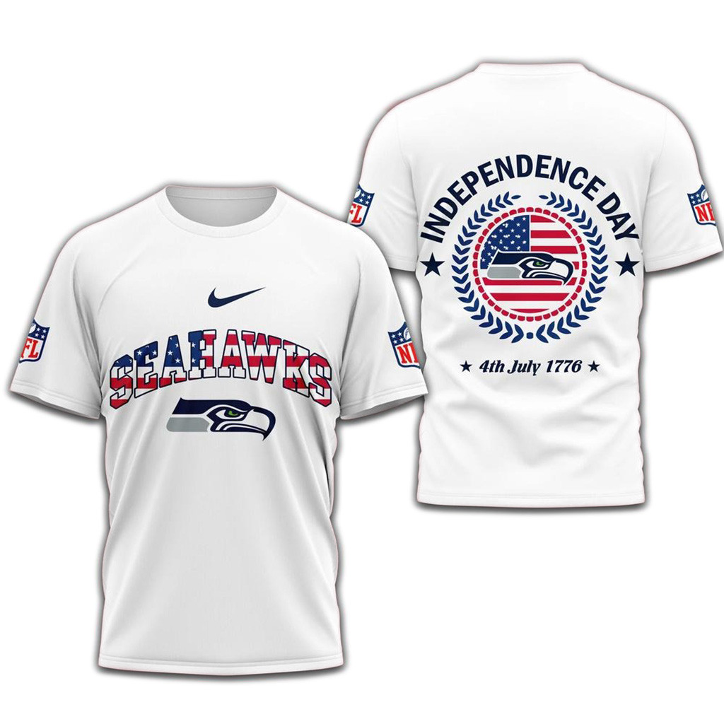NFL Seattle Seahawks 2025 Football Team Independence Day Shirt-1 NFL Seattle Seahawks 2025 Football Team Independence Day Shirt-1