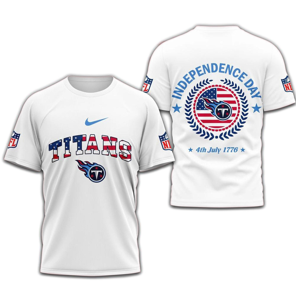 NFL Tennessee Titans 2025 Football Team Independence Day Shirt-1