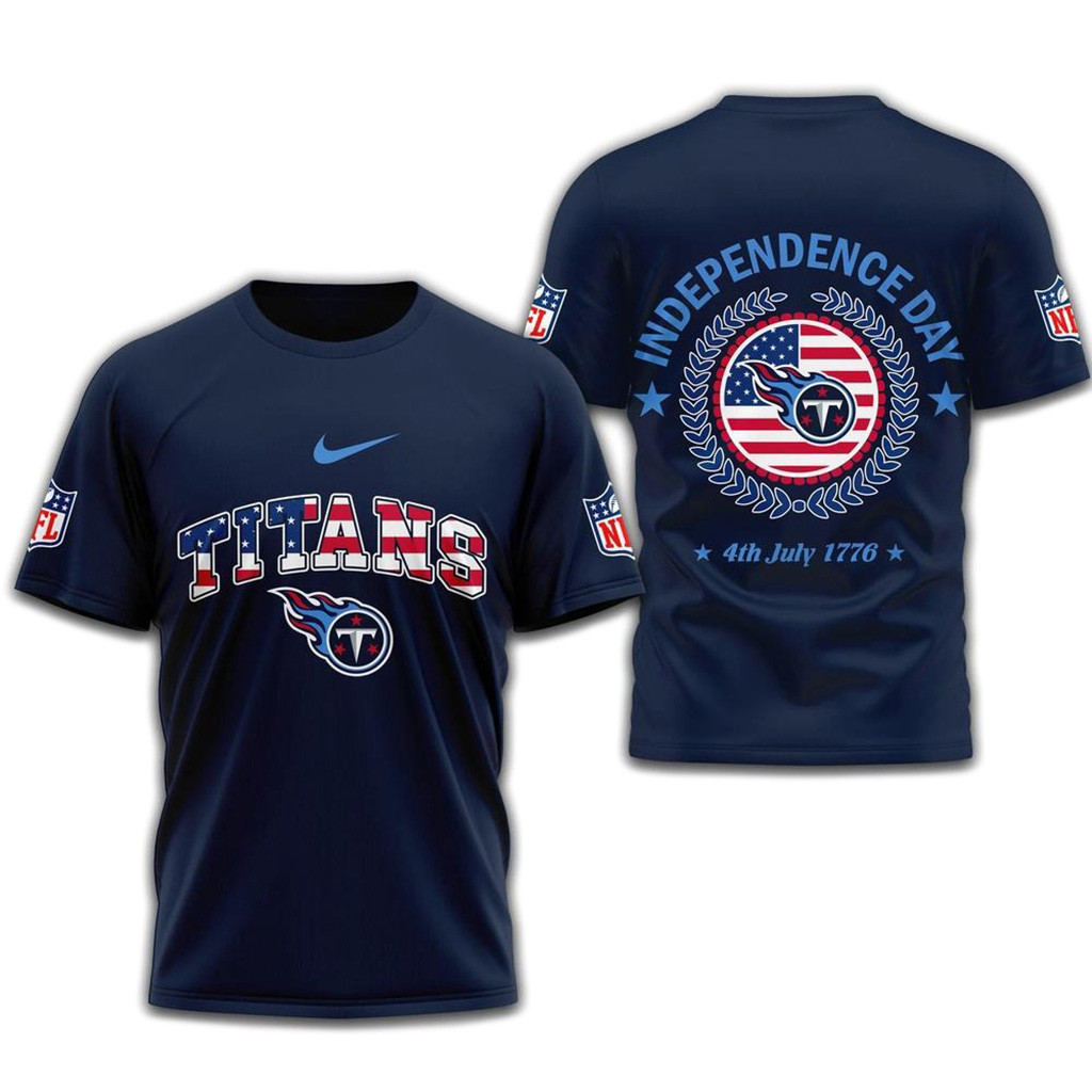 NFL Tennessee Titans 2025 Independence Day Shirt-1