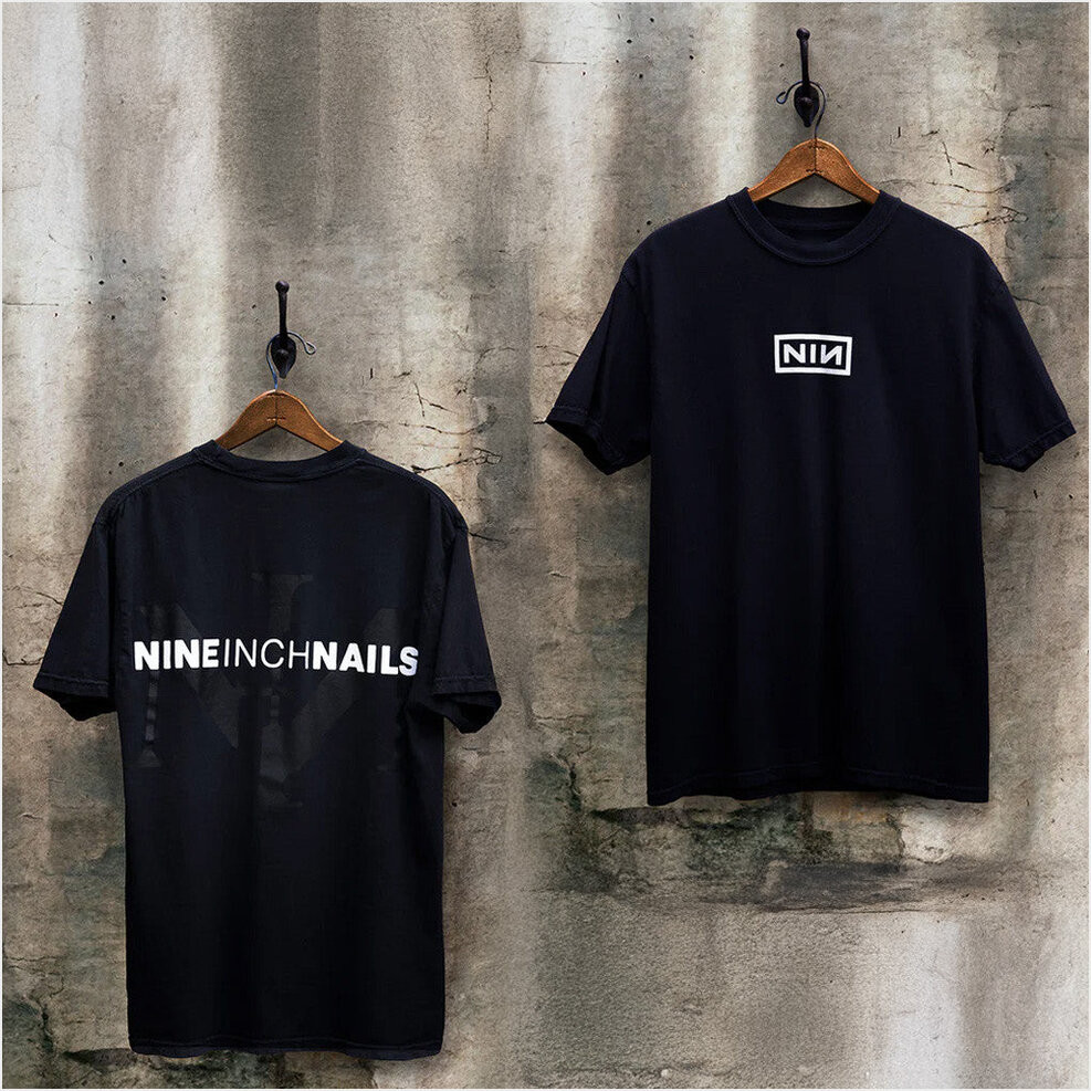 NIN Peel It Back Tour Merch 1991 Logo Sin Era T-Shirt Nine Inch Nails Merch Fans Gifts-1