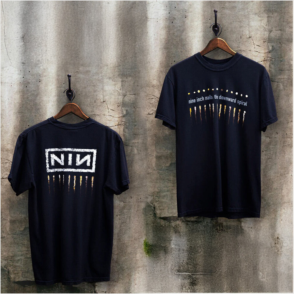NIN Peel It Back Tour Merch 1994 Salt And Teeth DE T-Shirt Nine Inch Nails Merch Gifts For Fans-1