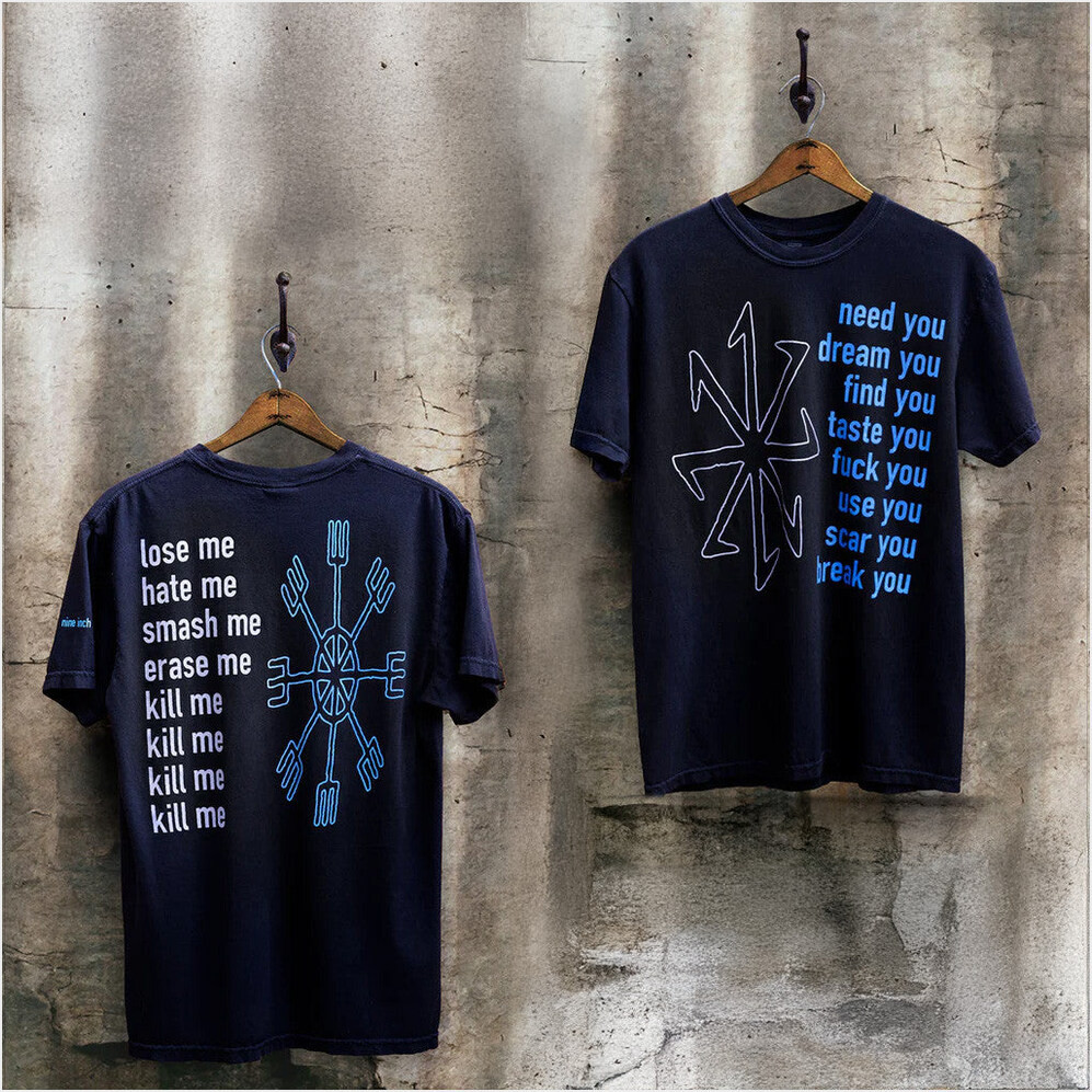 NIN Peel It Back Tour Merch 1995 Eraser T-Shirt Nine Inch Nails Merch Gifts For Husband-1