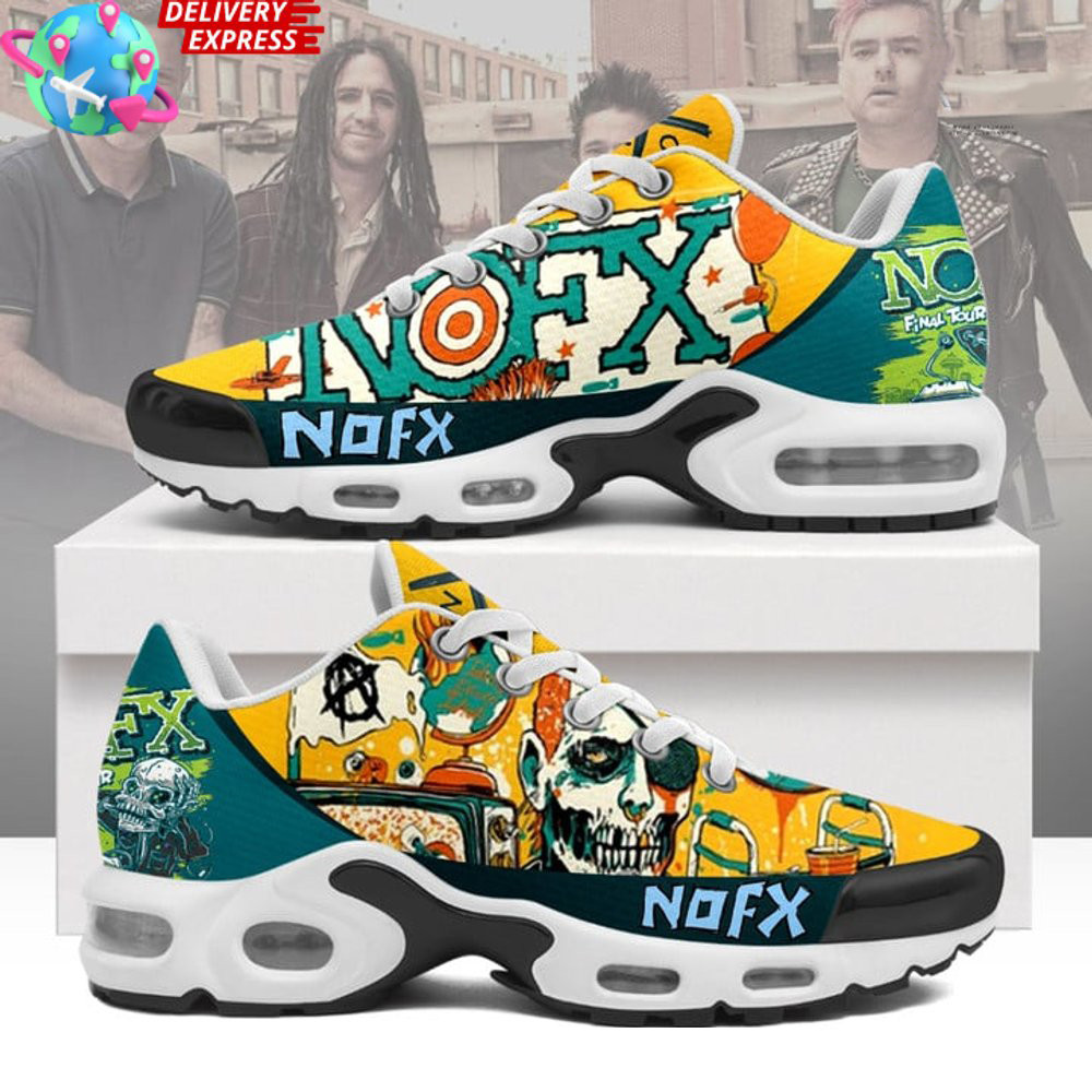 NOFX Band Air Cushion Sports Shoes NOFX Merch Father's Day Gifts For Grandpa-1