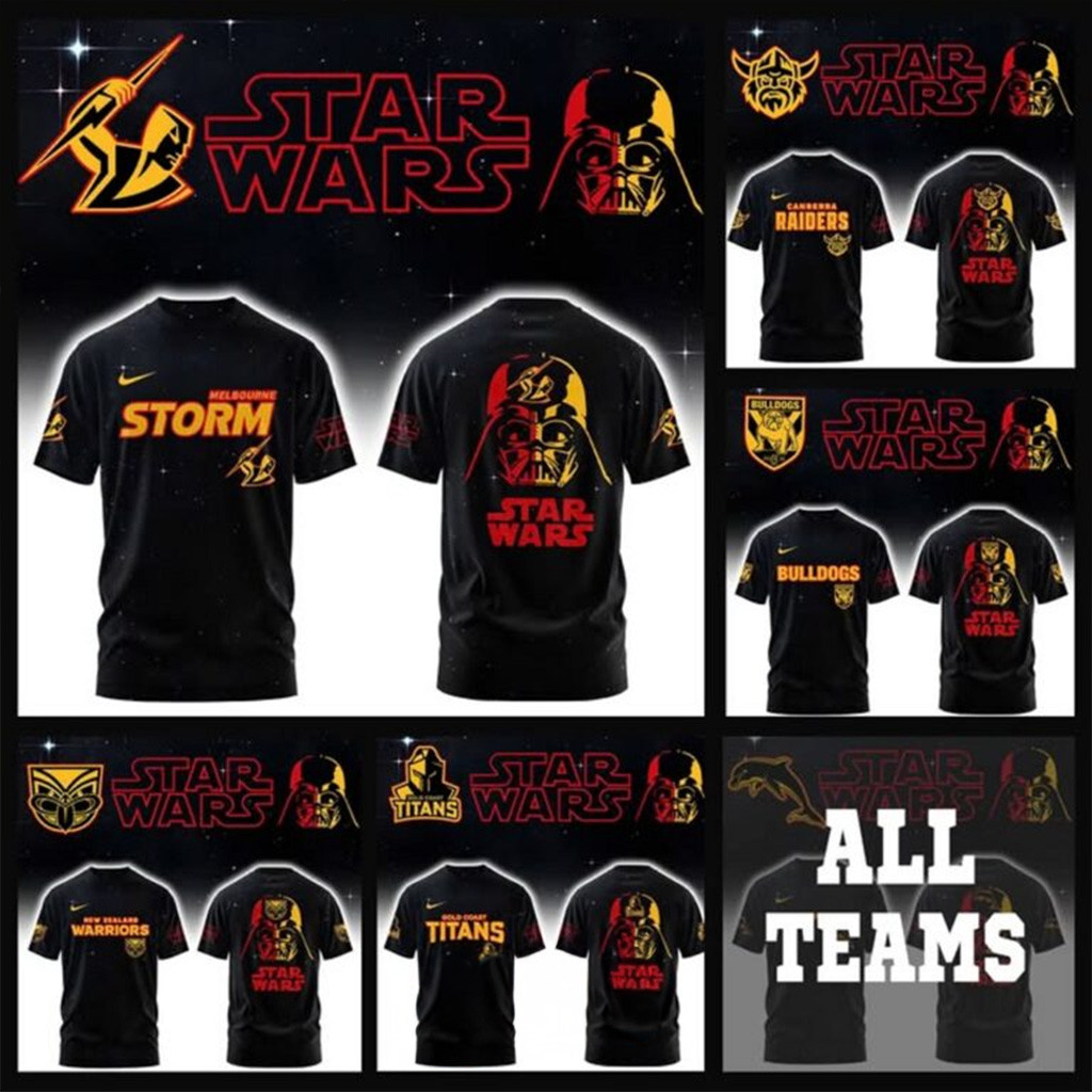 NRL x Star Wars Darth Vader Shirt NRL Merch Birthday Gifts For Boyfriend-1