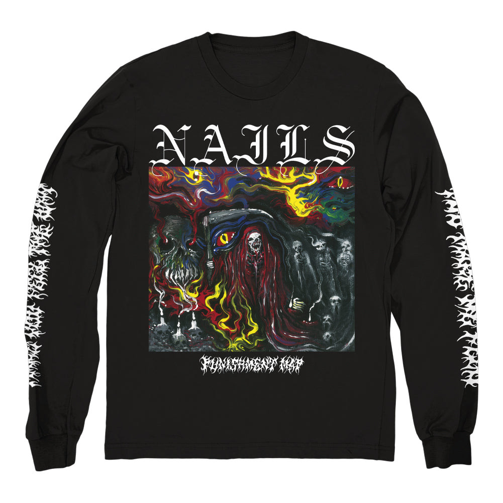 Nails Merch Punishment Map Long Sleeve Shirt Nails Shirt Dad Gifts For Father's Day 2025-1