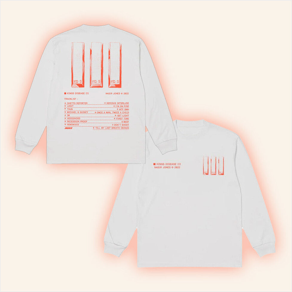 Nasir Jones Merch Kdiii Long Sleeve Shirt Gifts For Besties Birthday Gifts For Her-1