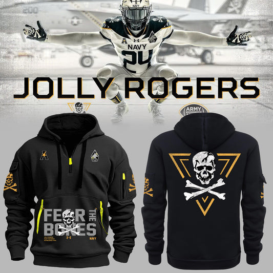 Navy Midshipmen Special Edition Football Half Zip Hoodie Football Themed Gifts-1 Navy Midshipmen Special Edition Football Half Zip Hoodie Football Themed Gifts-1