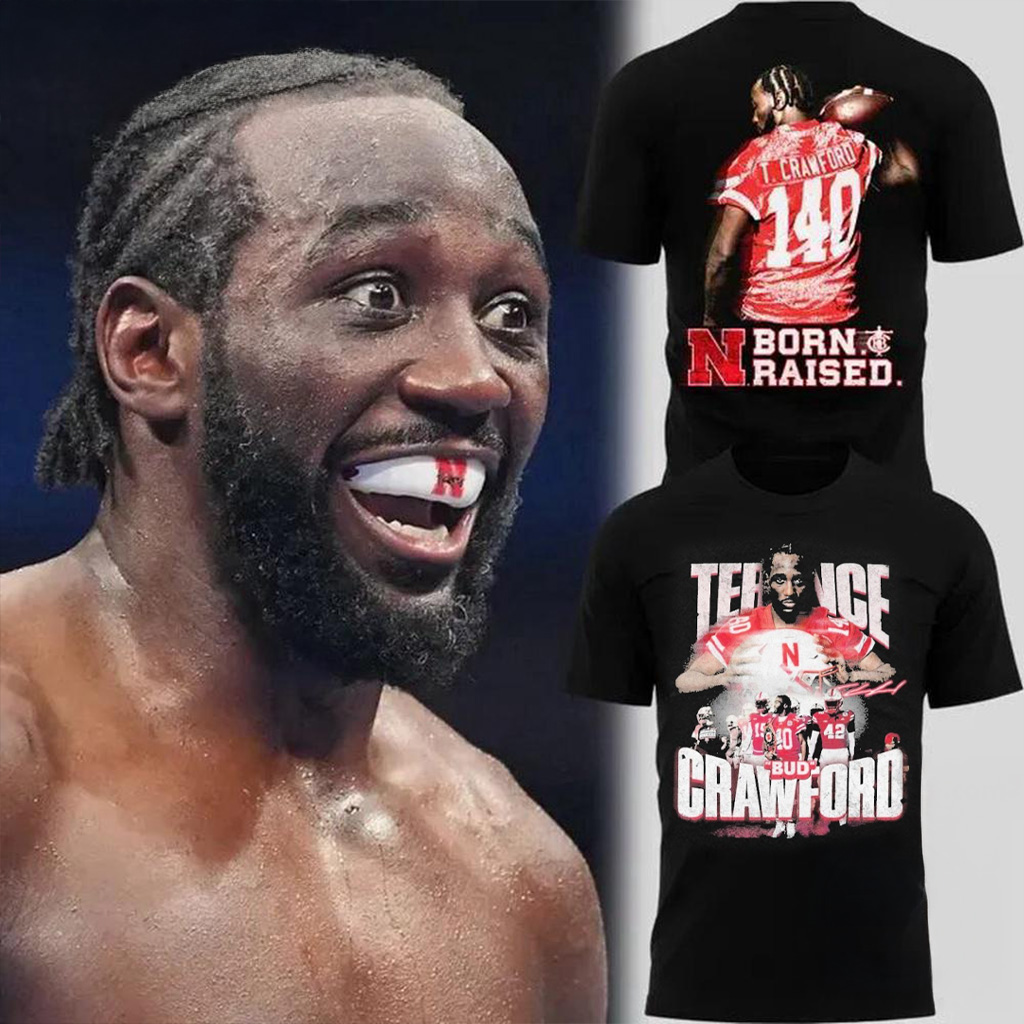 Nebraska Huskers Football X Crawford T-Shirt Fan Merch Football Related Gifts-1