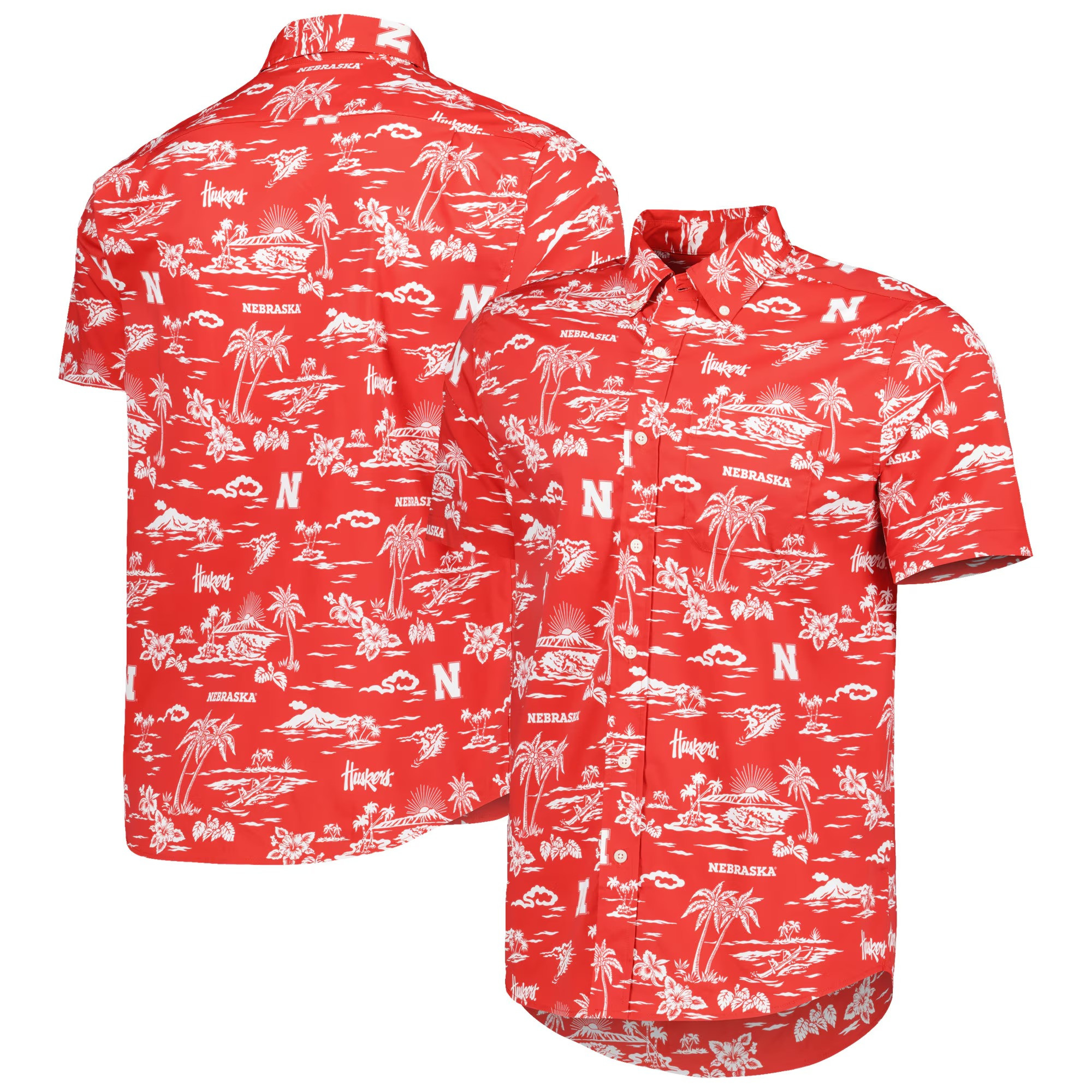 Nebraska Huskers Hawaiian Shirt NCAA Aloha Shirt Gift Ideas For Football Lovers-1