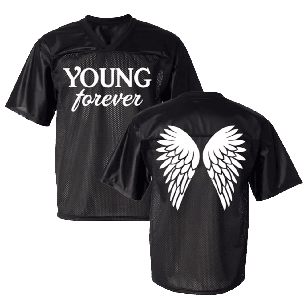 Nessa Barrett Merch Nessa Barrett Young Forever Wings Jersey First Fathers Day Gift-1