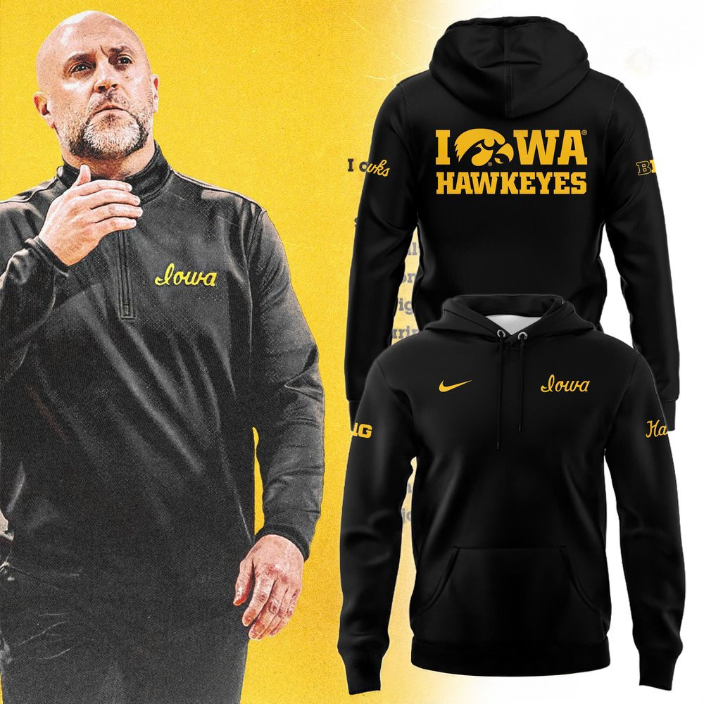 New Coach Josh Sash Iowa Hawkeyes Hoodie Best Father's Day Gifts For Grandpa-1