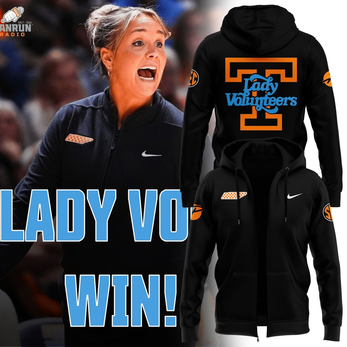 New Coach Kim Caldwell Black Zip Hoodie Gift For Basketball Lover-1