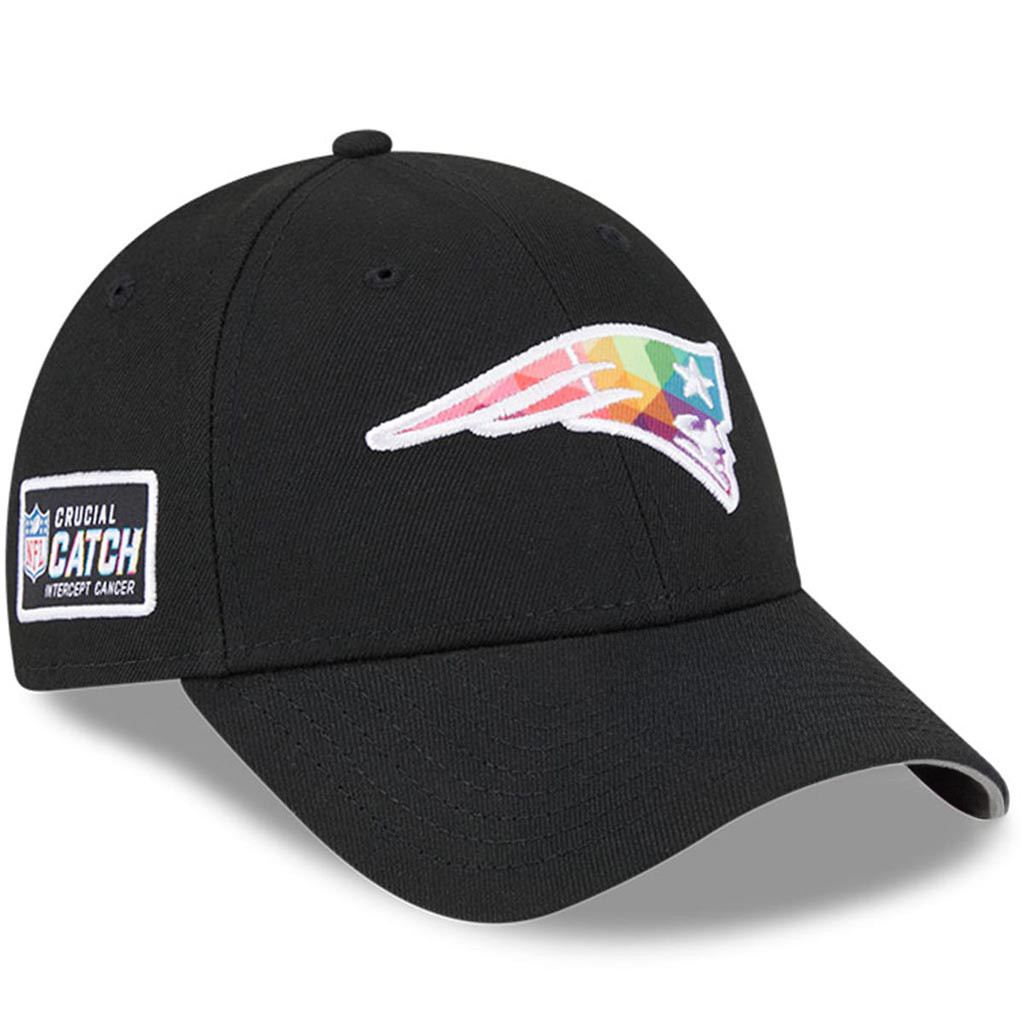 New England Patriots Crucial Catch NFL Embroidered Hat 2025 Rainbow Patriots Merch Gifts-1