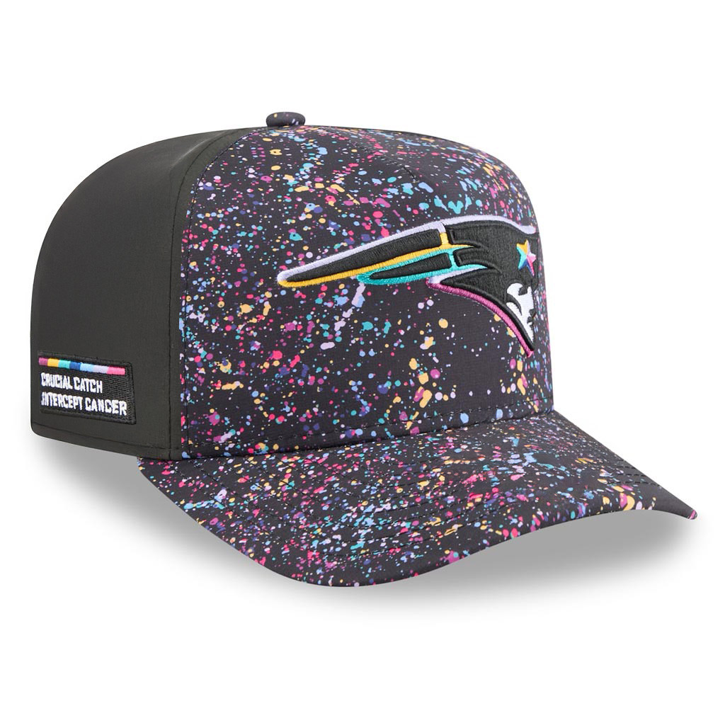 New England Patriots Crucial Catch NFL Hat 2025 Rainbow Patriots Merch Men Gifts-1