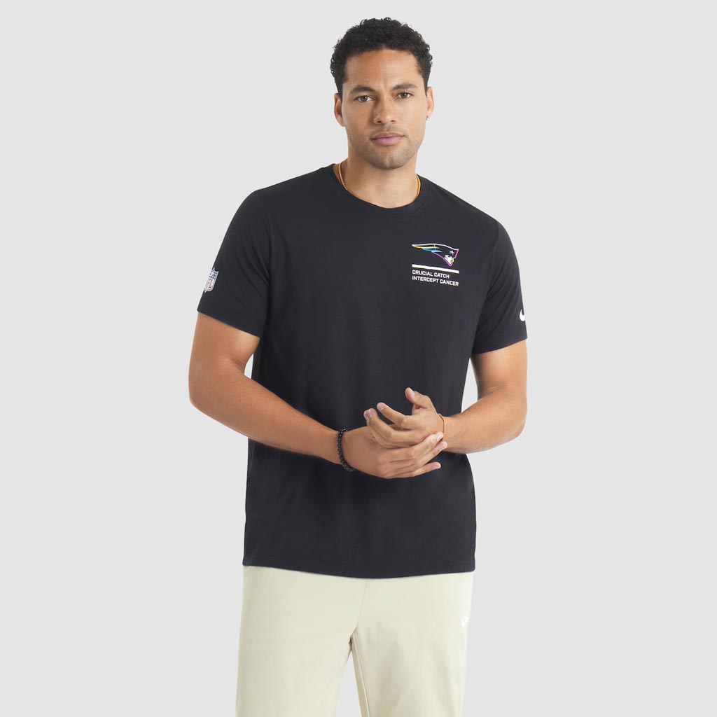 New England Patriots Crucial Catch NFL T-Shirt 2025 Rainbow Patriots Merch Gift For Him-1