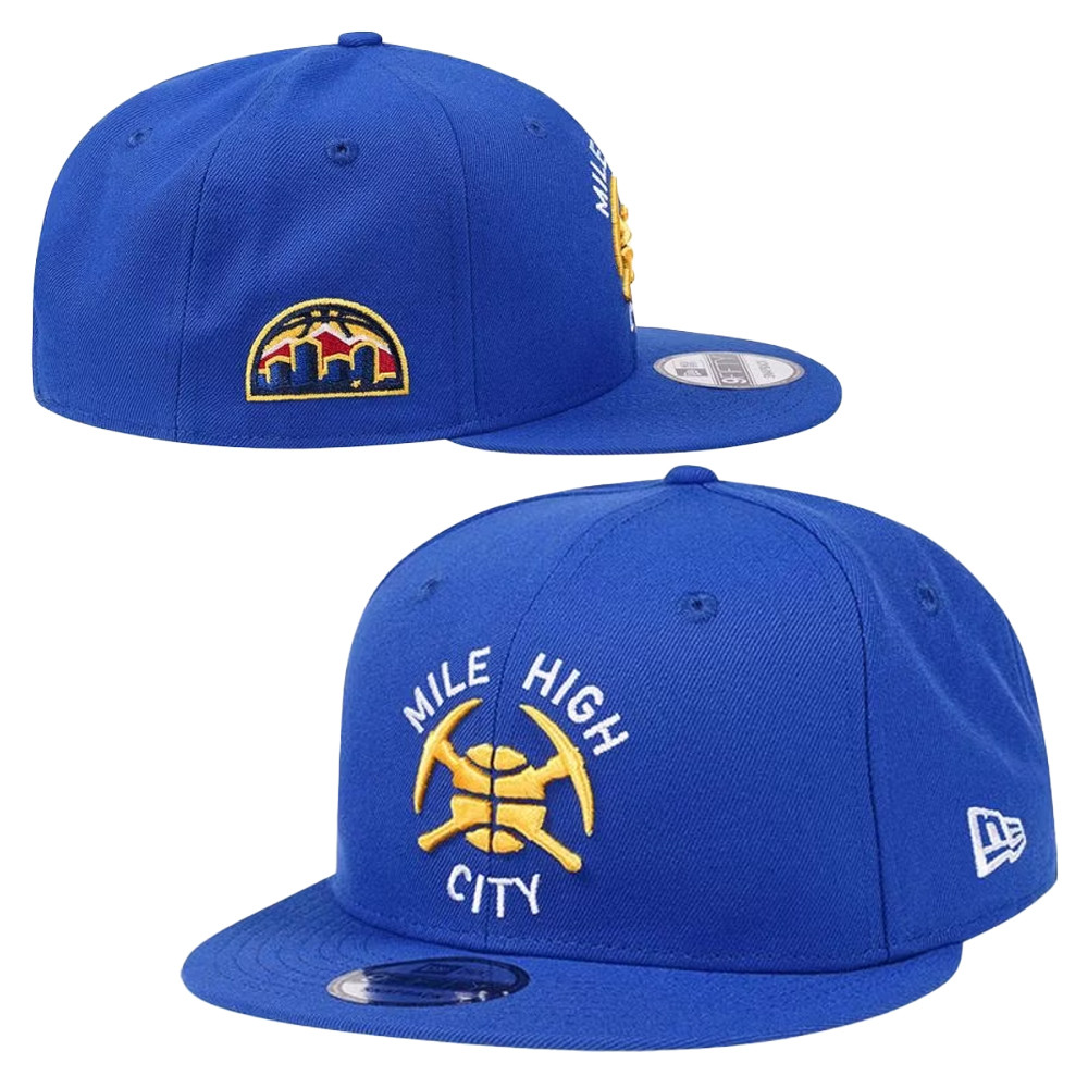 New Era Denver Nuggets Statement Edition 9Fifty Snapback Hat Good Gifts For Basketball Lovers-1