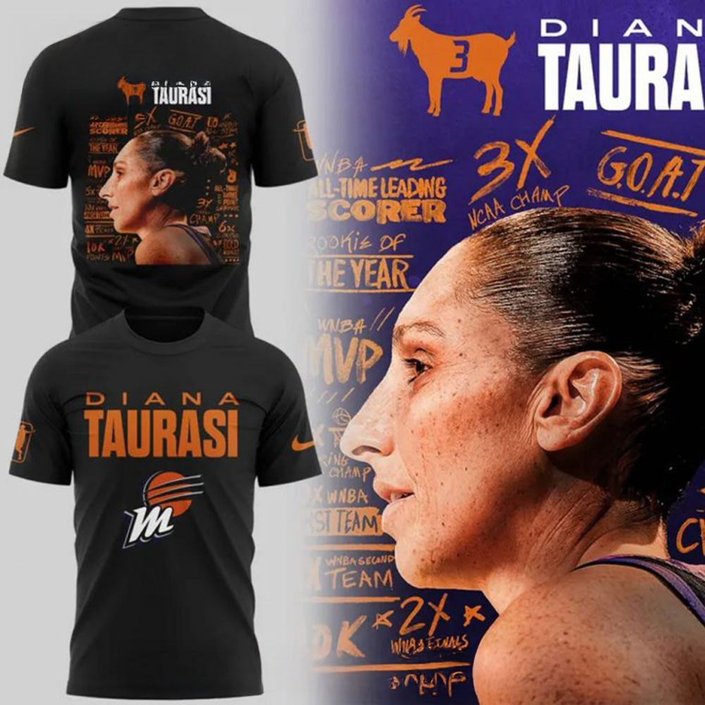 New Goat Diana Taurasi Phoenix Mercury Shirt Bonus Mom Gifts Mother's Day Ideas-1
