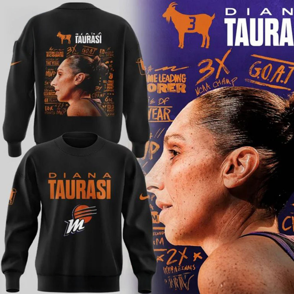 New Goat Diana Taurasi Phoenix Mercury Sweatshirt Bonus Mom Gifts Mother's Day Ideas-1