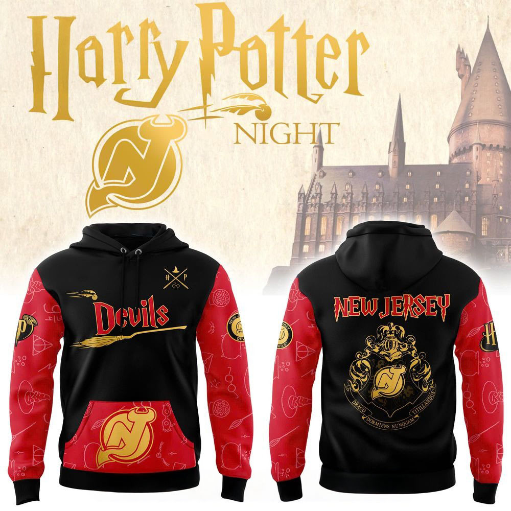 New Jersey Devils x Harry Potter Night Heritage Hoodie Fathers Day Gifts For Husband-1