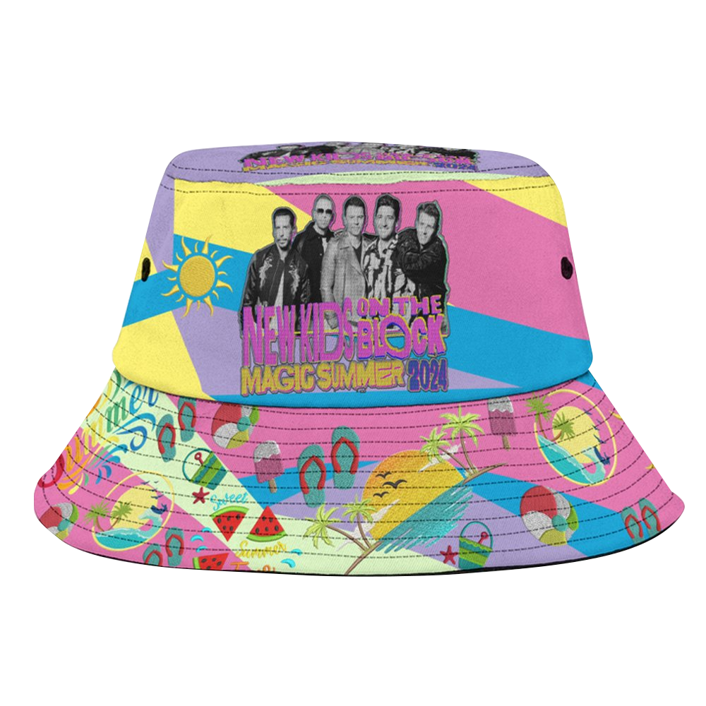 New Kids On The Block Magic Summer 2024 Bucket Hat Mother's Day Gift Ideas For Wife-1
