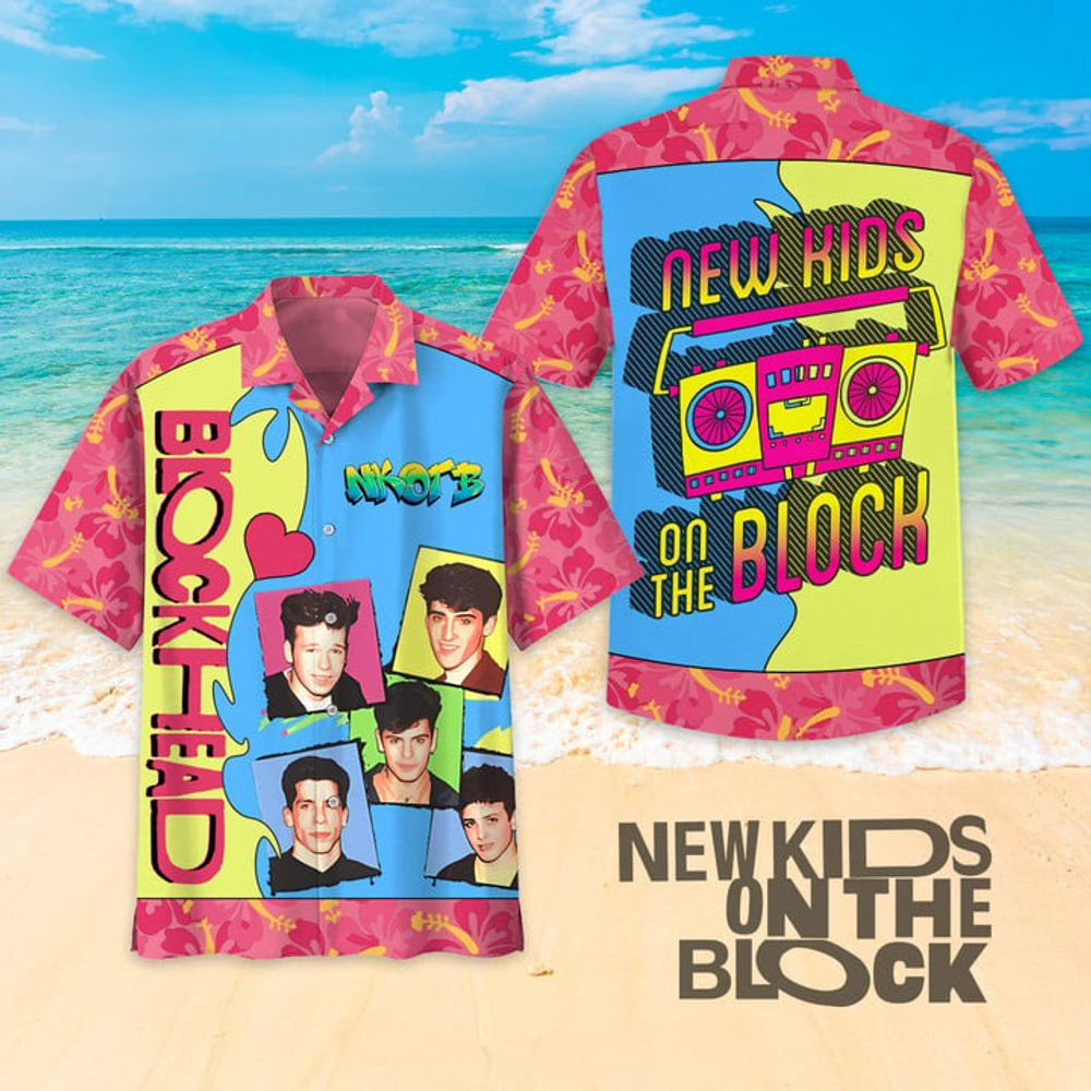 New Kids On The Block Summer Beach Hawaiian Shirt Good Fathers Day Gifts-1