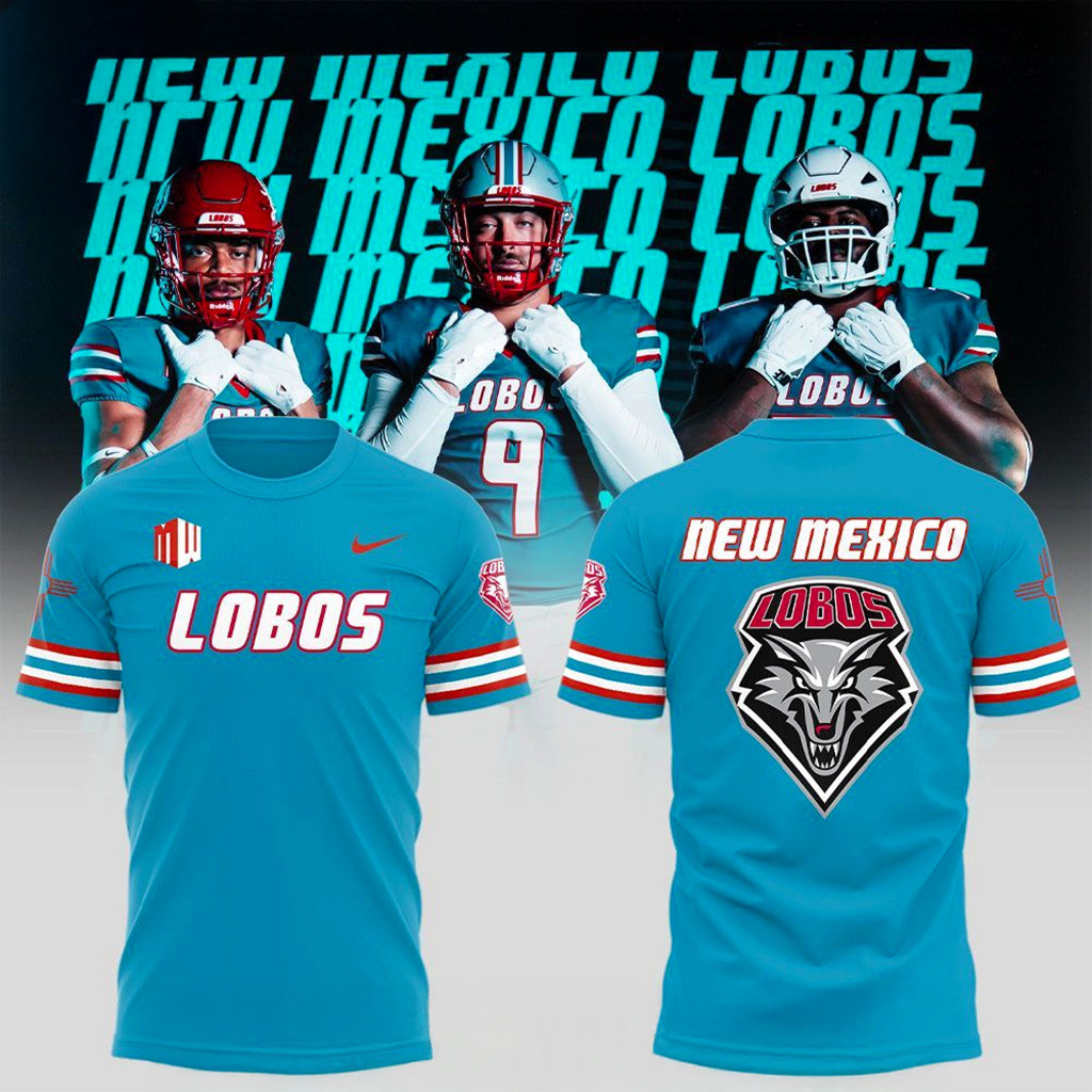 New Mexico Football New Uniform 2025 Shirt Fan Merch Best Gifts For Him-1