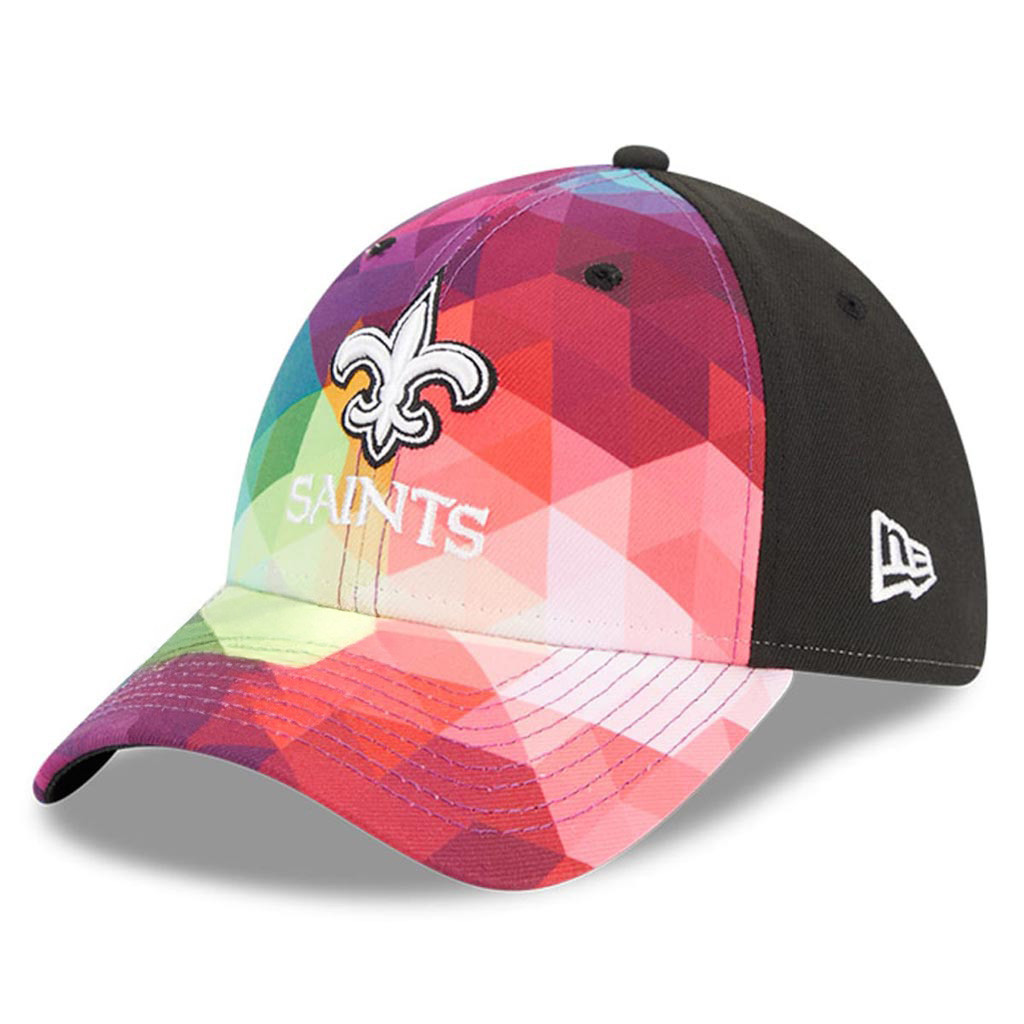 New Orleans Saints Crucial Catch NFL Embroidered Hat 2025 Rainbow Saints Merch Men Gifts-1