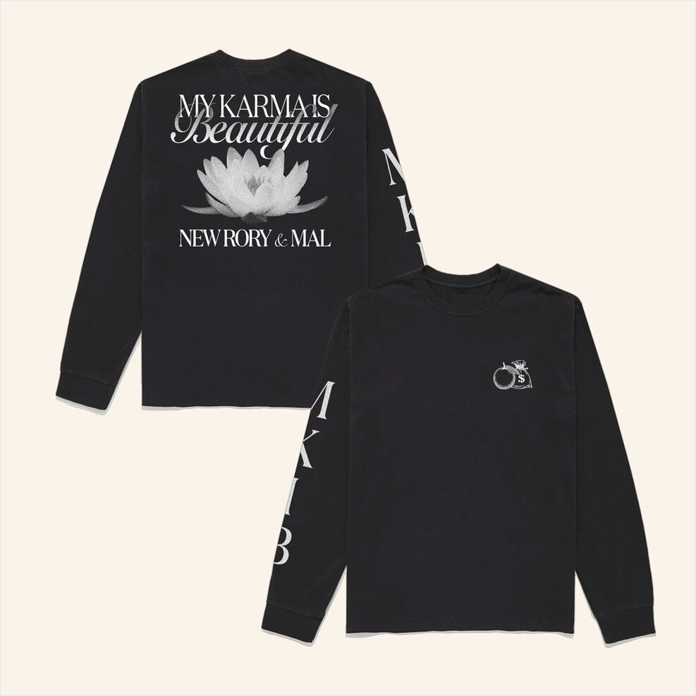 New Rory And Mal Merch My Karma Is Beautiful Long Sleeve Shirt Him Gifts Gifts For Besties-1