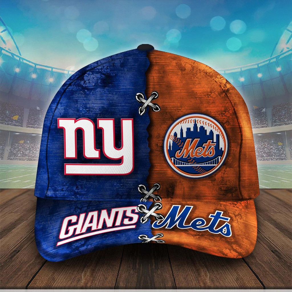 New York Giants And Mets Hat Fan Merch Unique Gift For Boyfriend-1
