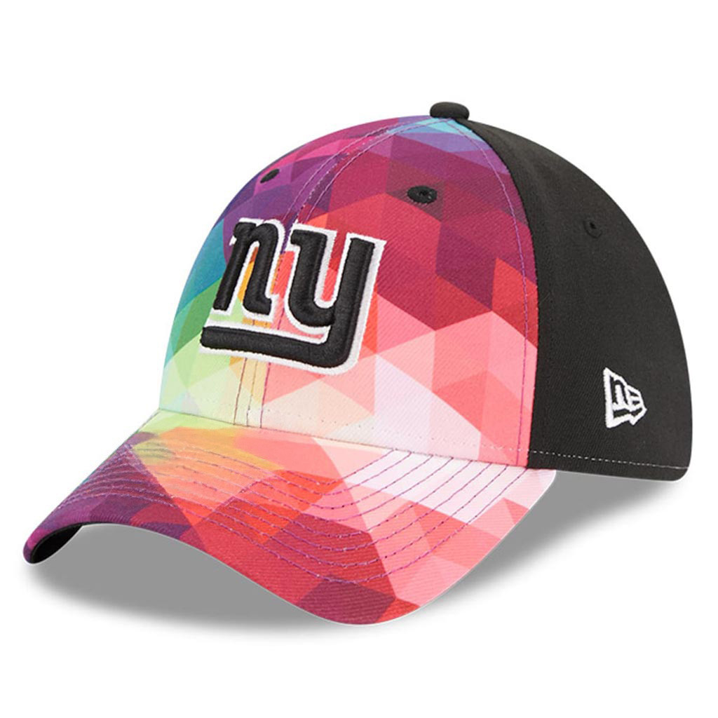 New York Giants Crucial Catch NFL Embroidered Hat 2025 Rainbow Giants Merch Gift For Fans-1
