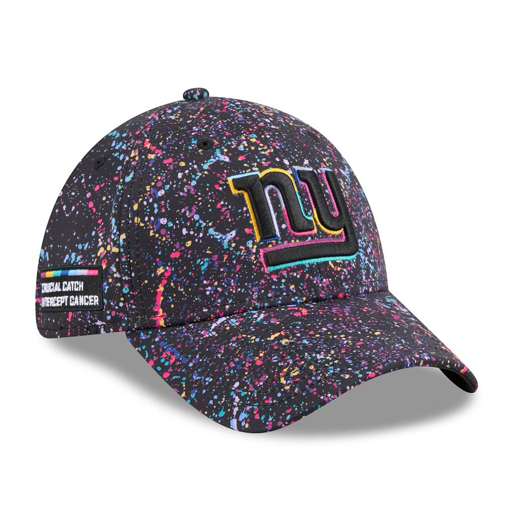 New York Giants Crucial Catch NFL Embroidered Hat 2025 Rainbow Giants Merch Gift For Men-1