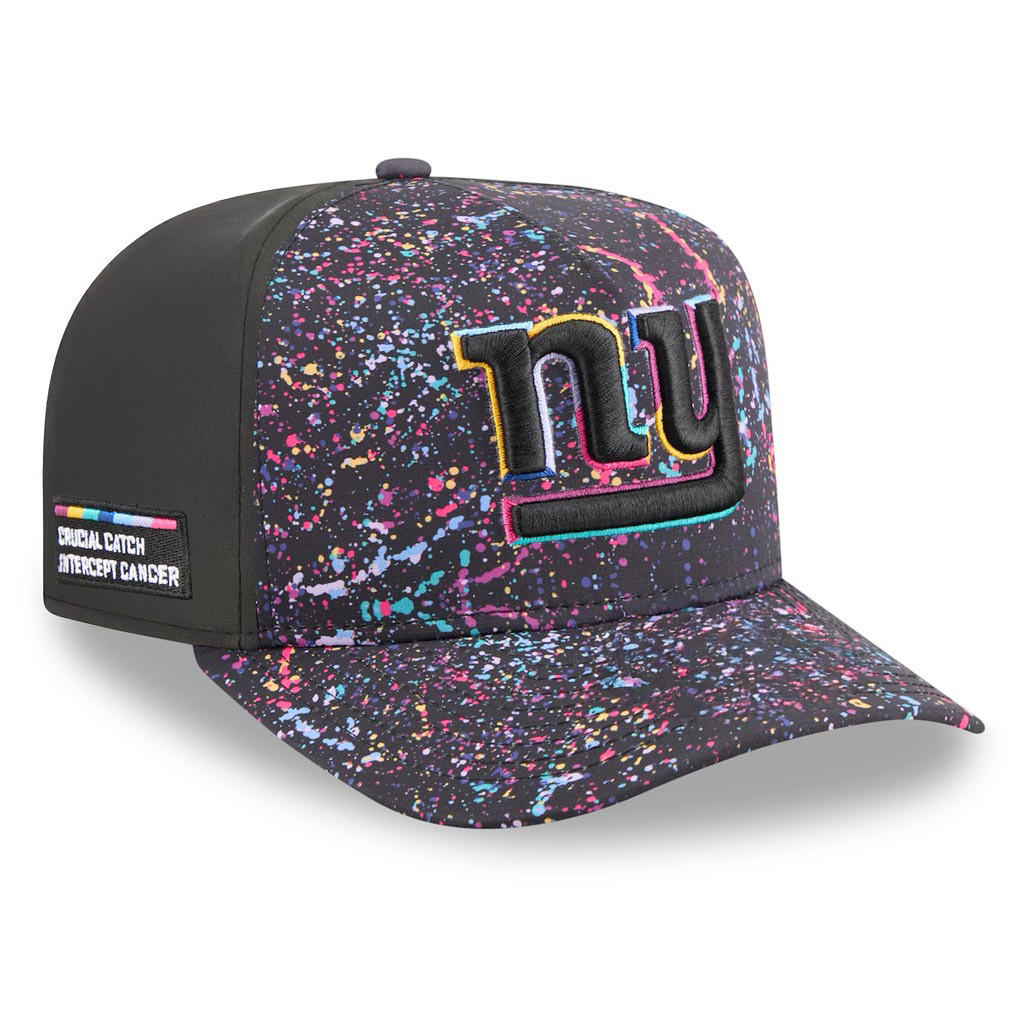 New York Giants Crucial Catch NFL Hat 2025 Rainbow Giants Merch Brother Gifts-1