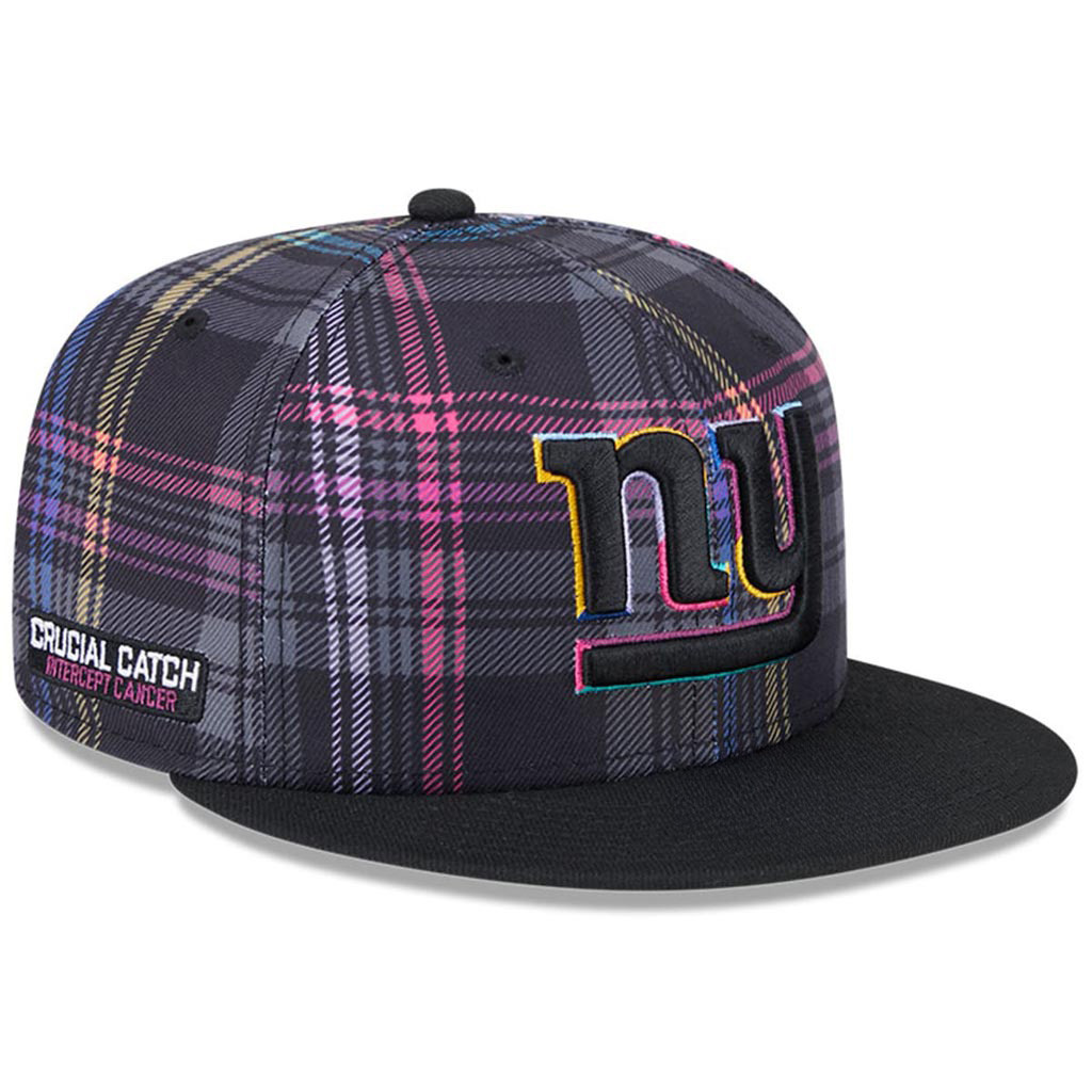 New York Giants Crucial Catch NFL Snapback Hat 2025 Rainbow Giants Merch Best Gift For Men-1