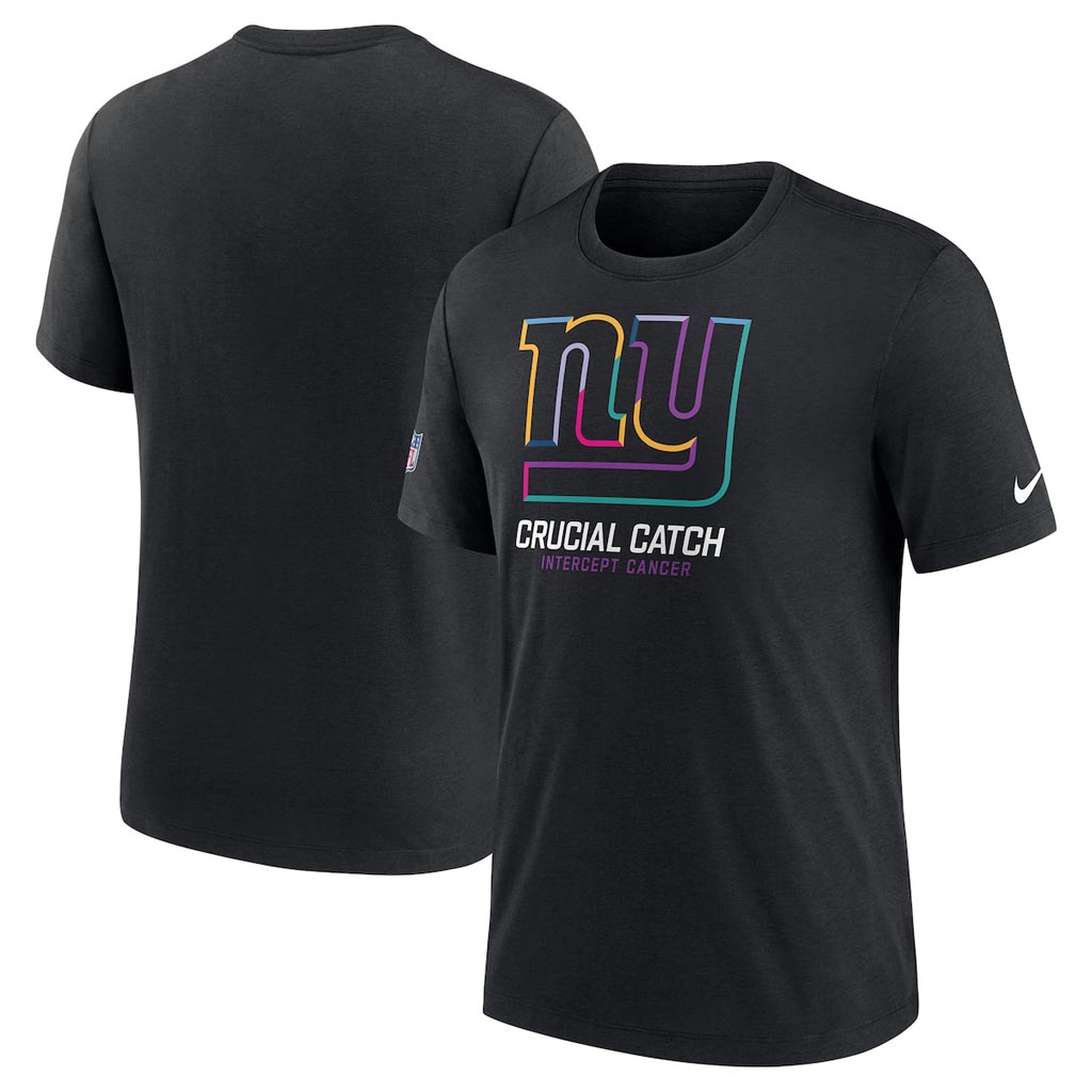 New York Giants Crucial Catch NFL T-Shirt 2025 Rainbow Giants Merch Gift Ideas For Brother-1
