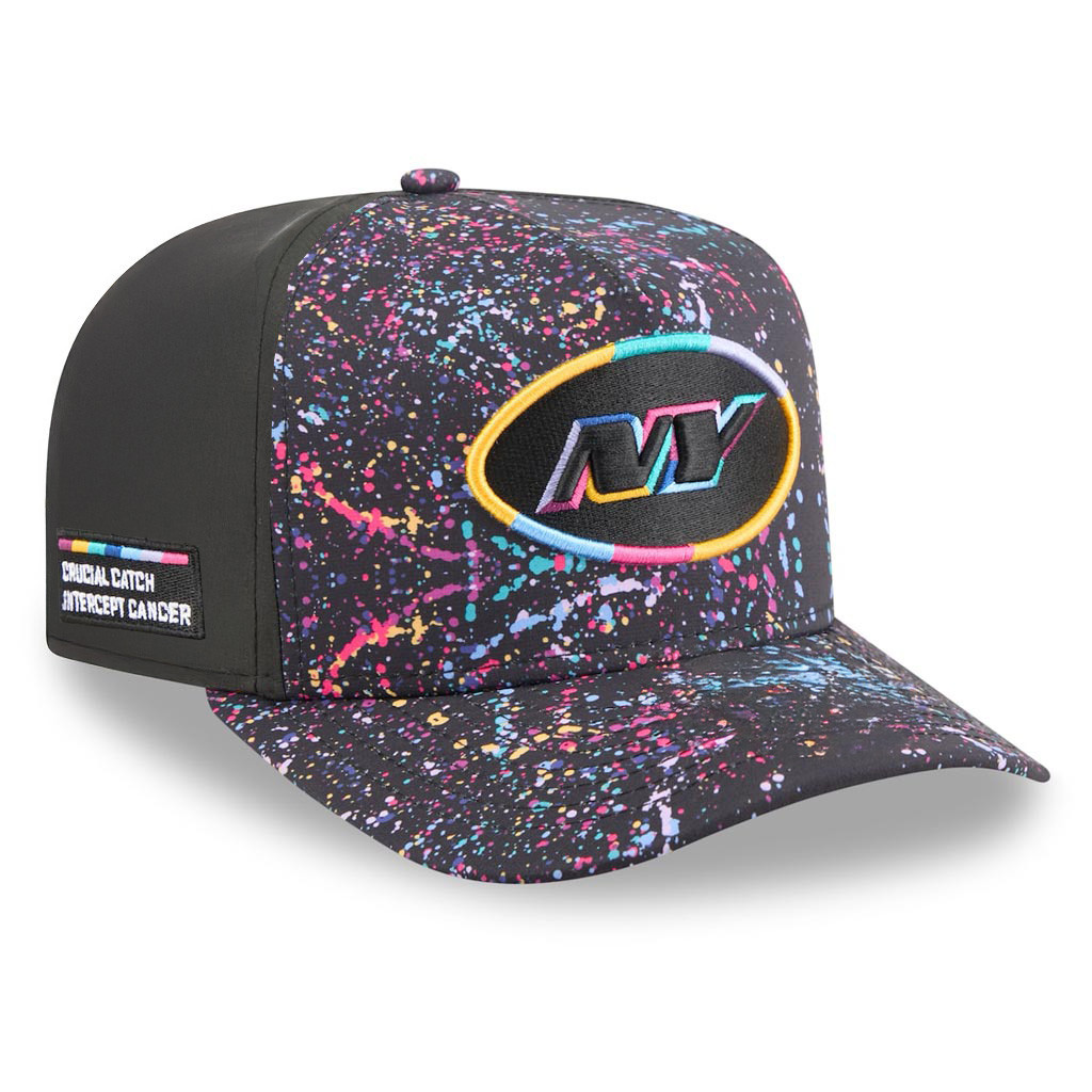 New York Jets Crucial Catch NFL Hat 2025 Rainbow Jets Merch Gift For Adults-1