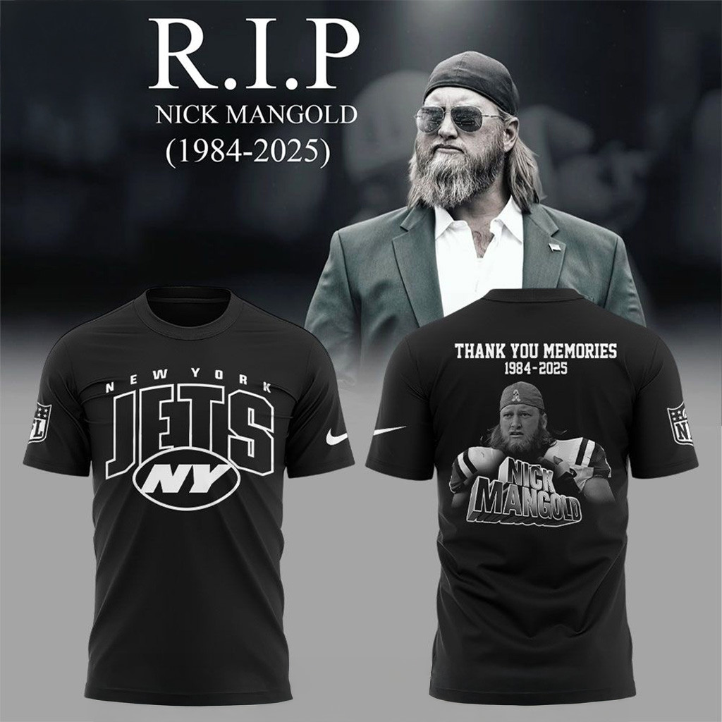 New York Jets Legend Nick Mangold Thank You Memories T-Shirt Jets Merch Gifts For Fans-1