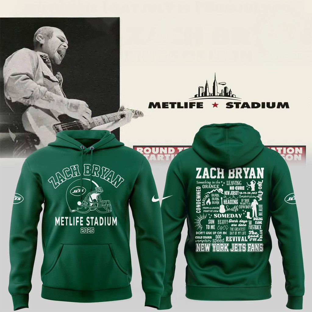 New York Jets X Zach Bryan Kings Of Leon Special Hoodie Jets Merch Gifts For Dad-1