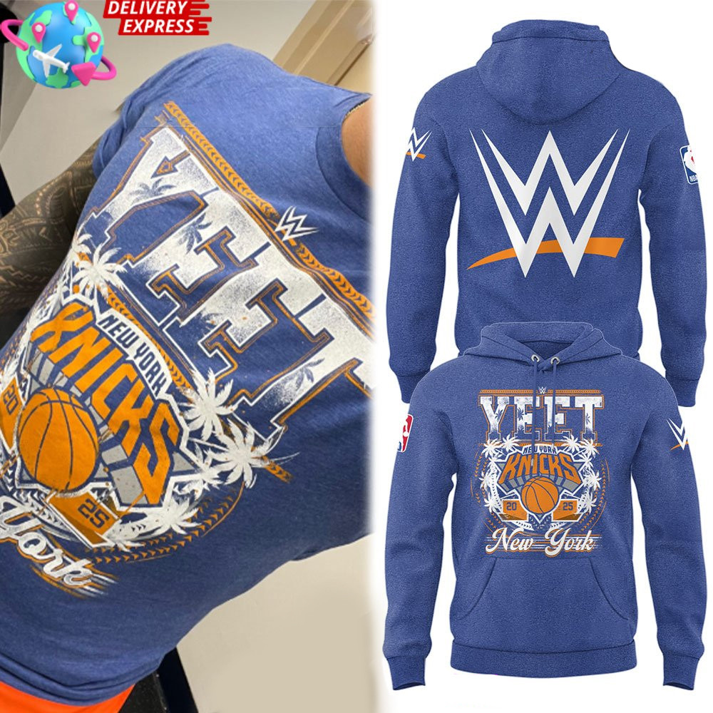 New York Knicks YEET Special Edition Hoodie Knicks Merch Best Father's Day Special Gifts-1