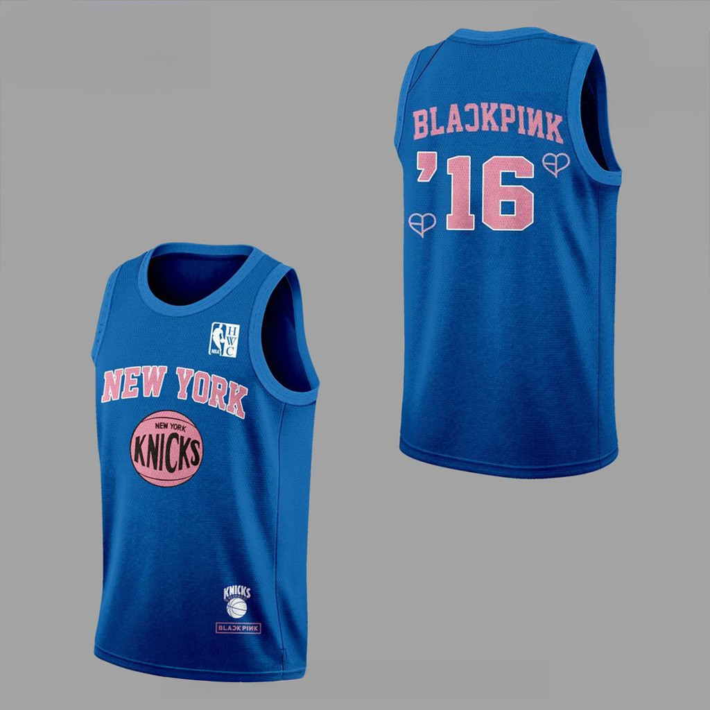 New York Knicks x Blackpink 2025 World Tour Basketball Jersey Knicks Merch Gift For Him-1