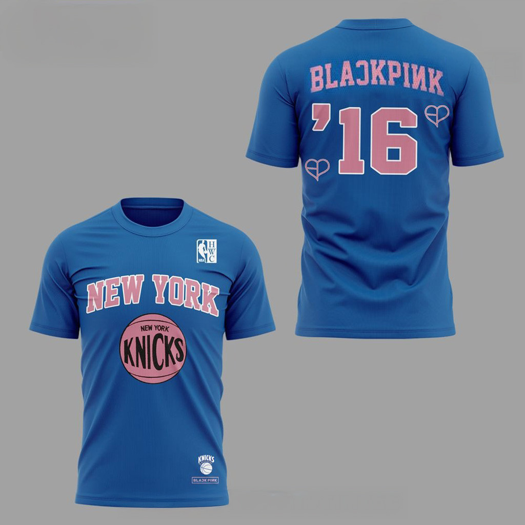New York Knicks x Blackpink 2025 World Tour Shirt Knicks Merch Gift For Fans-1