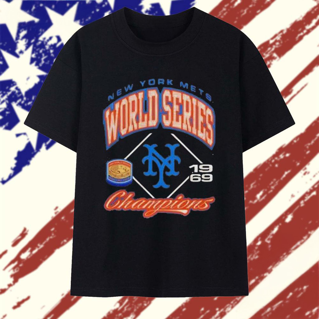 New York Mets Baseball World Series Champions 1969 Vintage T-Shirt Mets Merch Fan Gifts-1