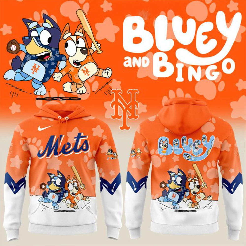New York Mets Bluey And Bingo 2025 Hoodie Best Gifts For Basketball Lovers-1